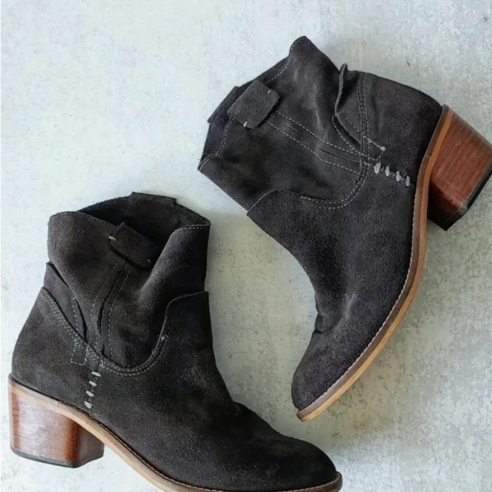DV by Dolce Vita Black Suede Ankle Boots
